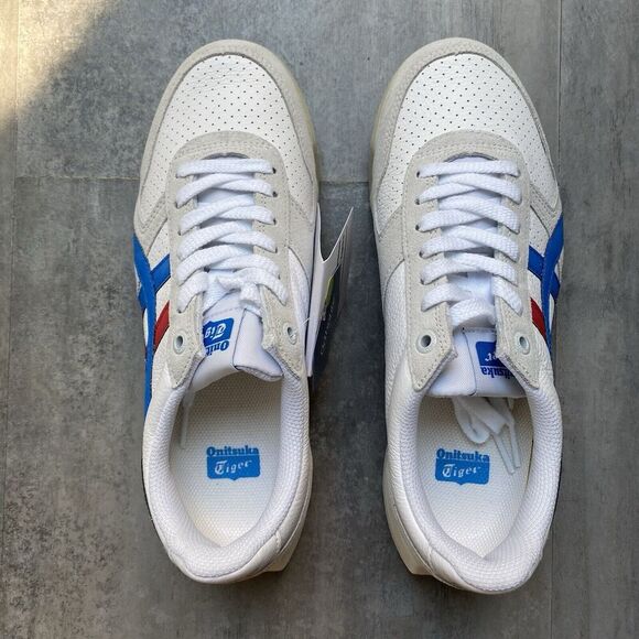 ASICS Onitsuka Tiger ULTIMATE 81 EX 1183B510 101 White Directoire Blue Women STZ - Picture 4 of 9